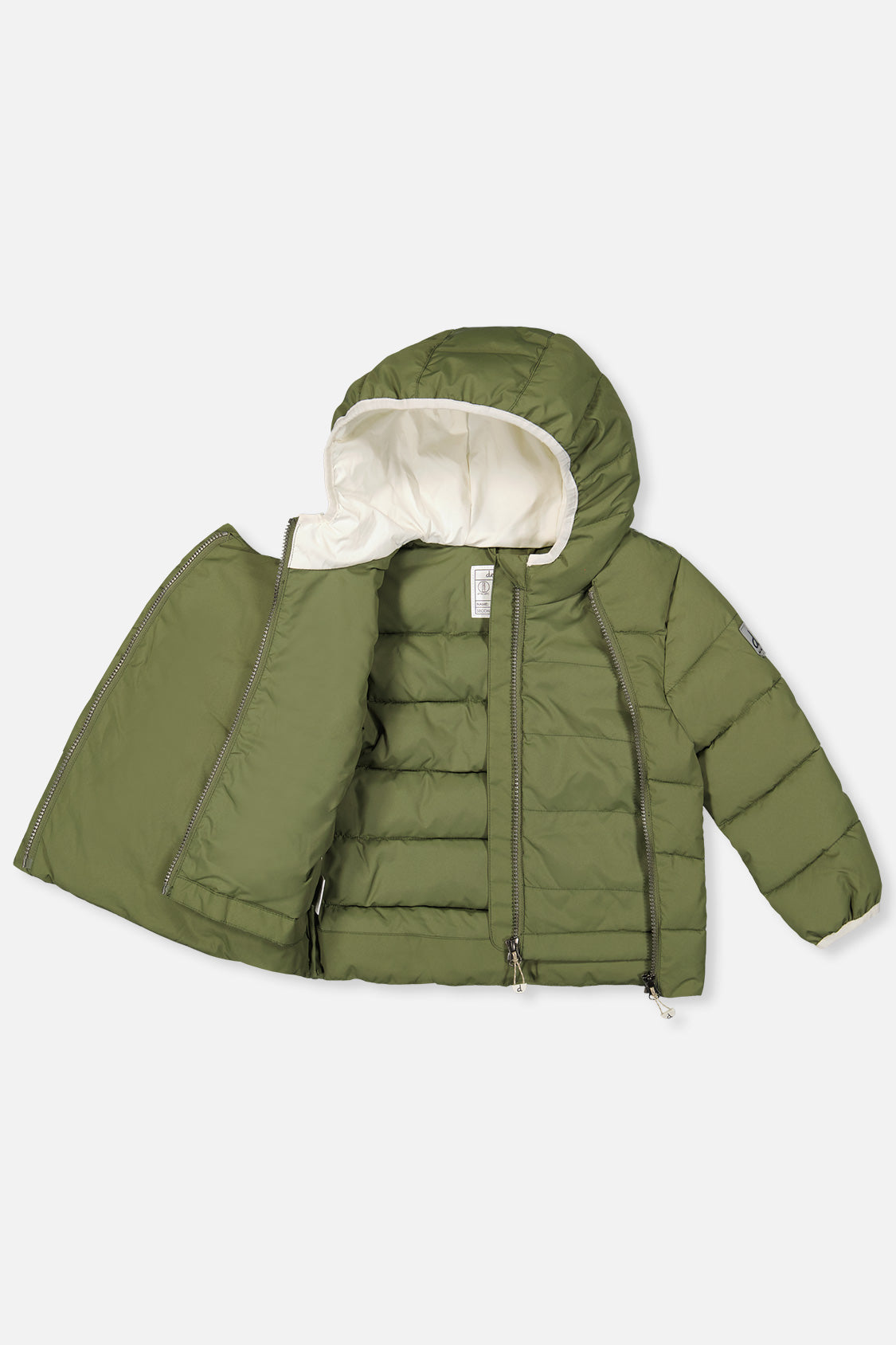 Winter Jacket Adapted For Car Seats Olive Green - J10B500_03090