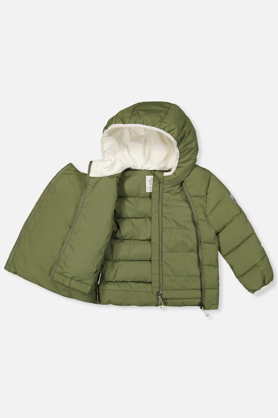 Winter Jacket Adapted For Car Seats Olive Green - J10B500_03090