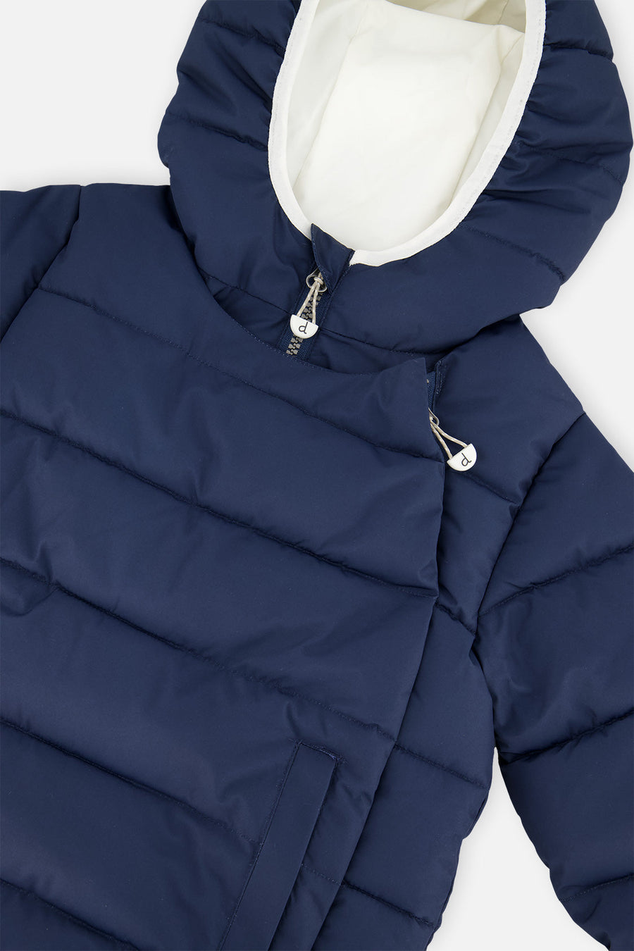Winter Jacket Adapted For Car Seats Dark Blue - J10B500_04013