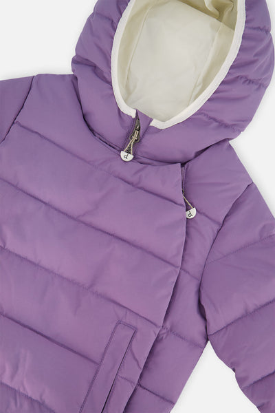 Winter Jacket Adapted For Car Seats Violet - J10B500_05003