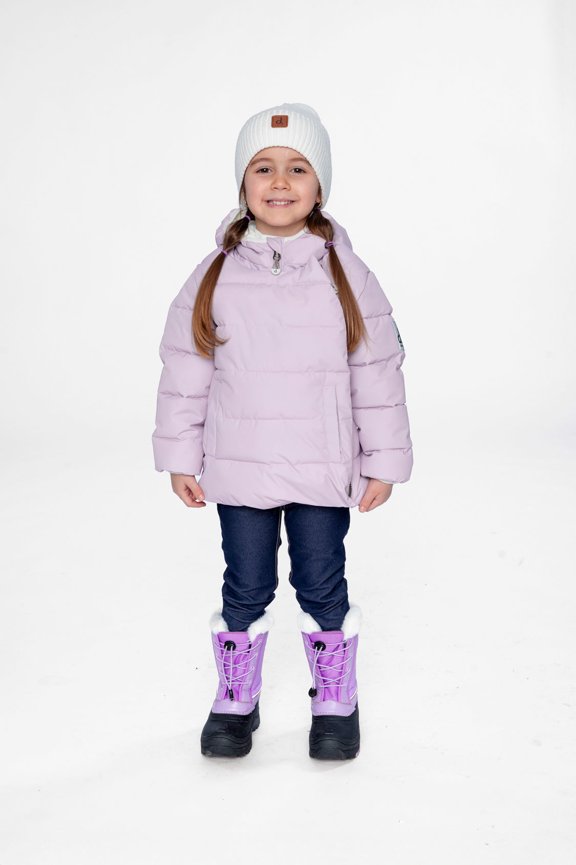Winter Jacket Adapted For Car Seats Lavender - J10B500_05440