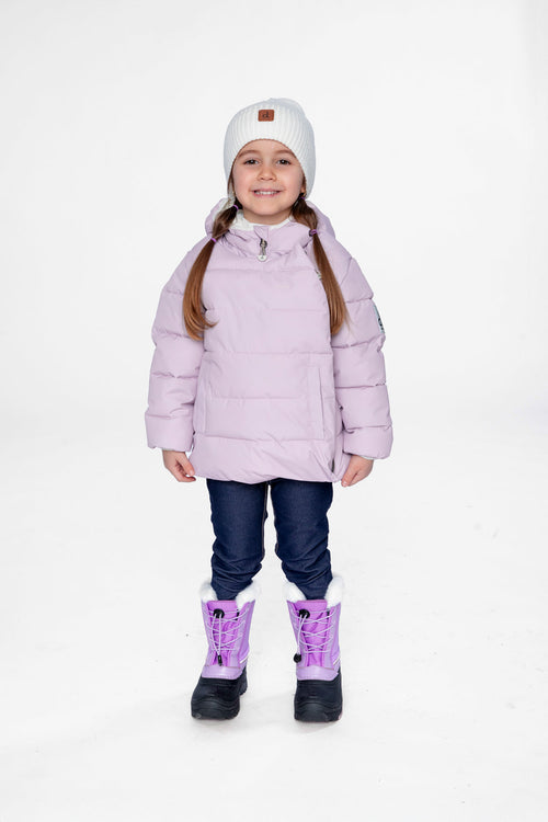 Winter Jacket Adapted For Car Seats Lavender - J10B500_05440