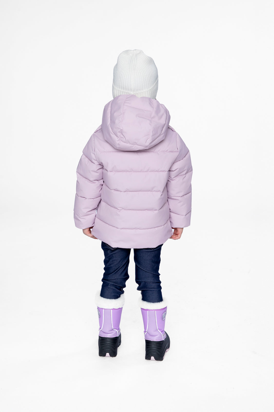 Winter Jacket Adapted For Car Seats Lavender - J10B500_05440