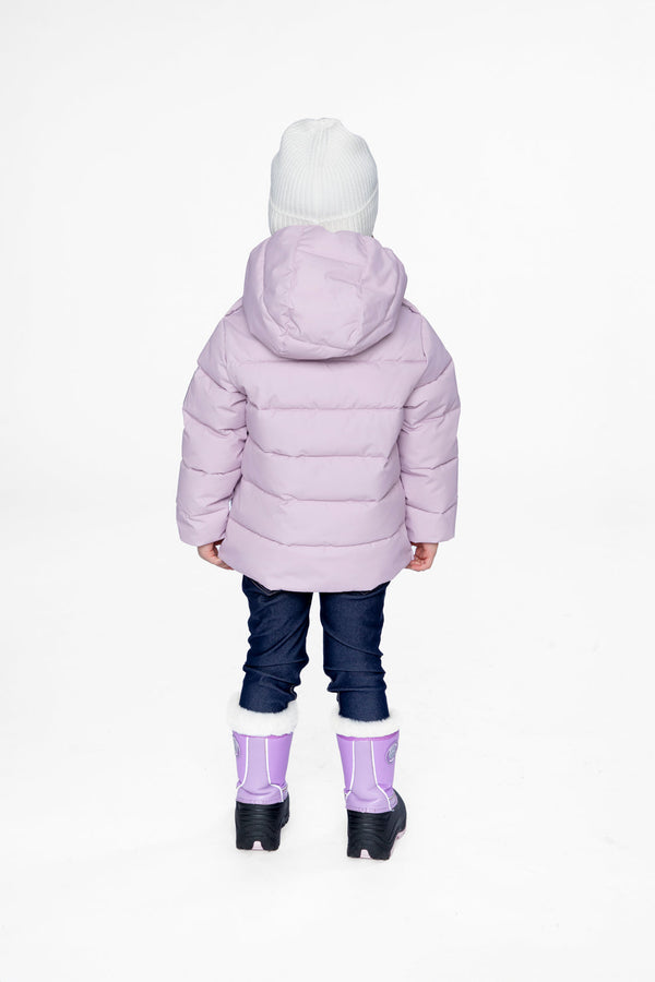 Winter Jacket Adapted For Car Seats Lavender - J10B500_05440