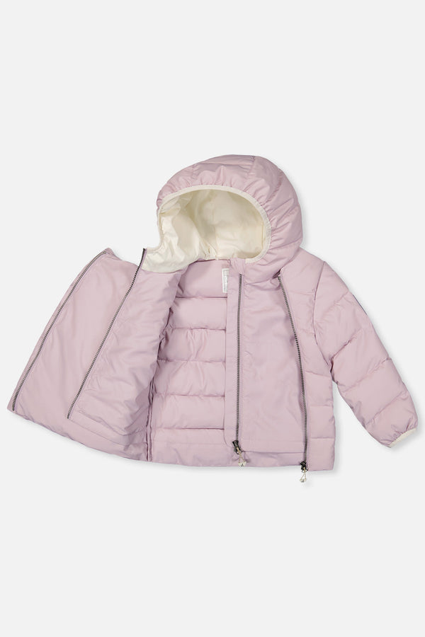 Winter Jacket Adapted For Car Seats Lavender - J10B500_05440