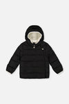 Winter Jacket Adapted For Car Seats Black - J10B500_09990