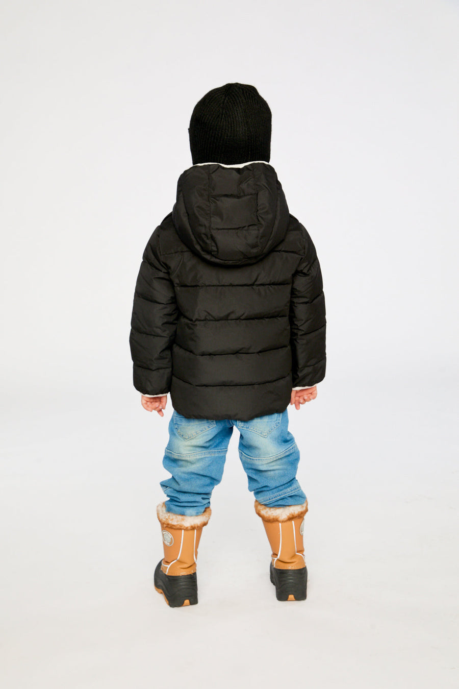 Winter Jacket Adapted For Car Seats Black - J10B500_09990
