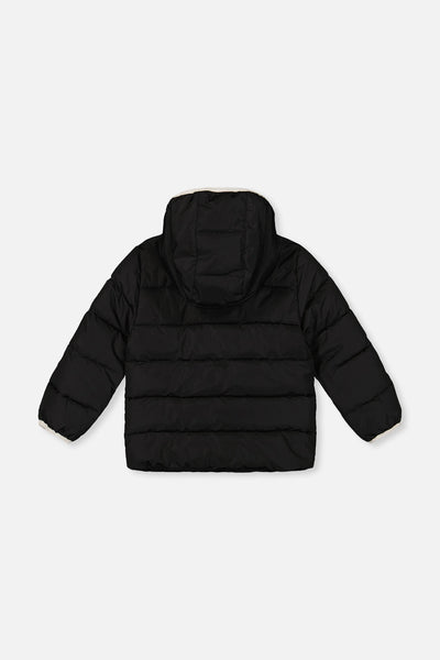 Winter Jacket Adapted For Car Seats Black - J10B500_09990