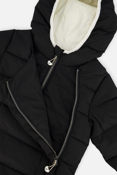 Winter Jacket Adapted For Car Seats Black - J10B500_09990