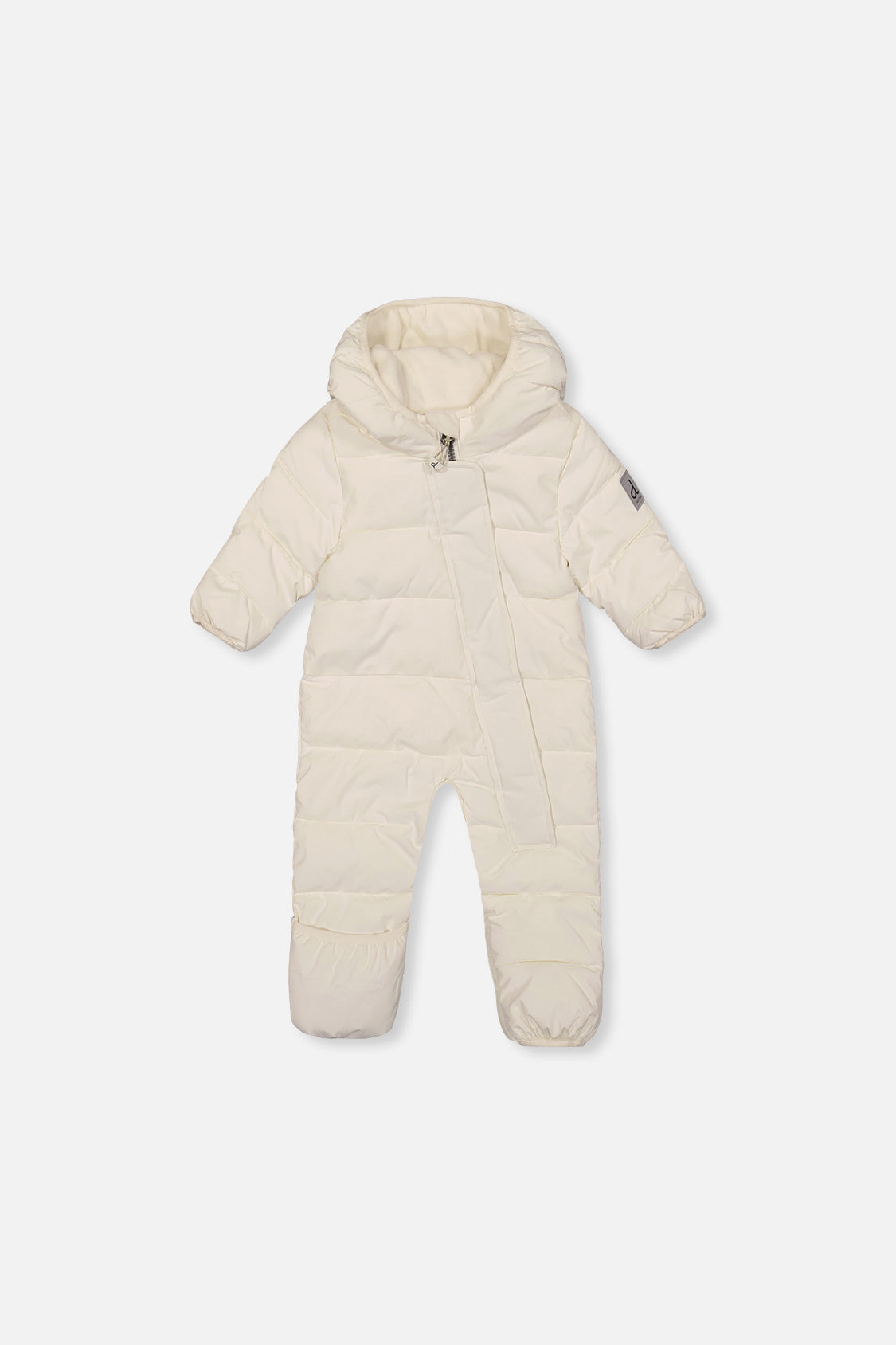Baby Cloud One Piece Snowsuit Adapted For Car Seats Off White