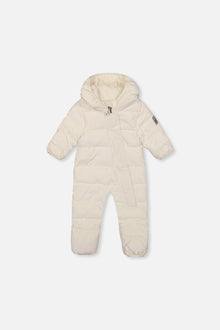 Baby Cloud One Piece Snowsuit Adapted For Car Seats Off White