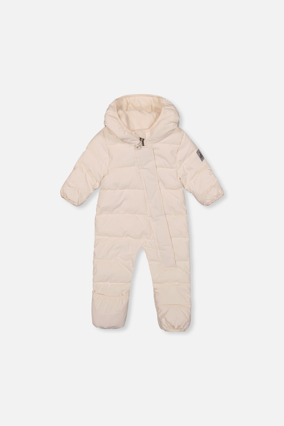 Baby Cloud One Piece Snowsuit Adapted For Car Seats Off White - J10B700_01880