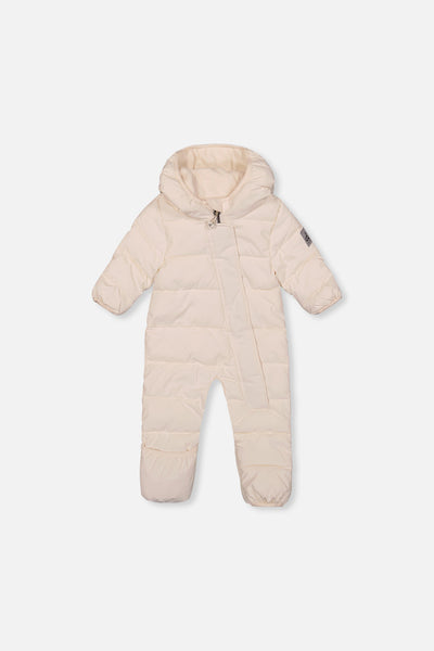 Baby Cloud One Piece Snowsuit Adapted For Car Seats Off White - J10B700_01880