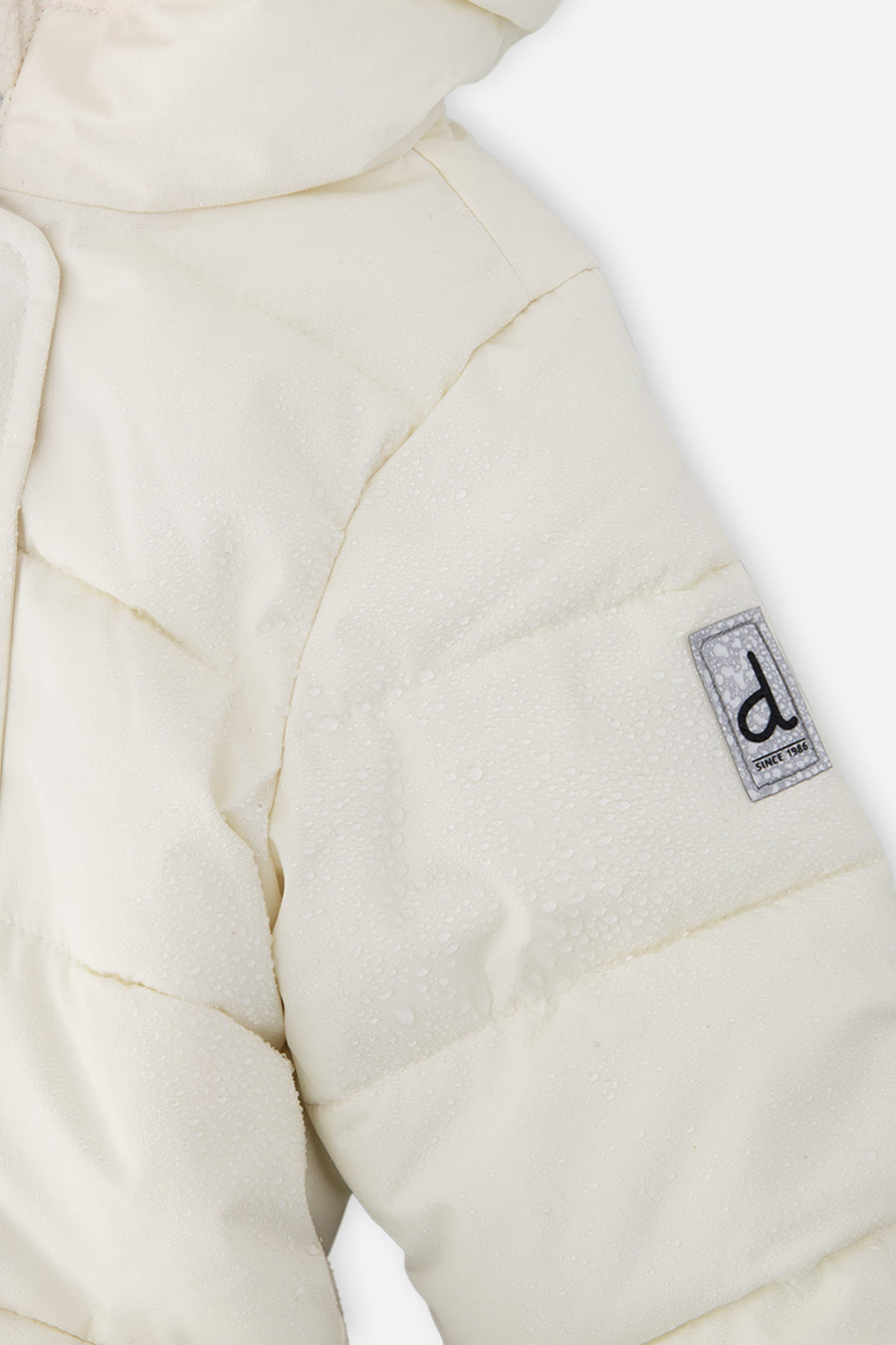 Baby Cloud One Piece Snowsuit Adapted For Car Seats Off White - J10B700_01880