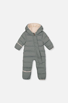 Baby-Cloud-Einteiler-Schneeanzug für Autositze, Salbeigrün