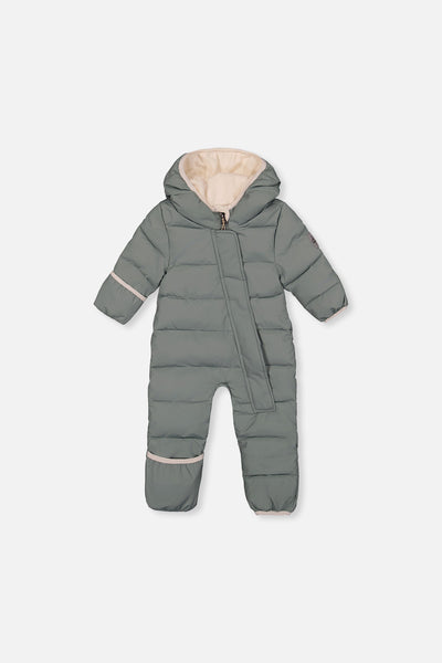 Baby-Cloud-Einteiler-Schneeanzug für Autositze, Salbeigrün