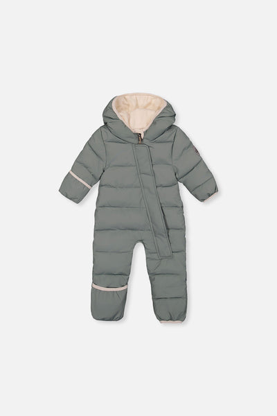 Baby Cloud One Piece Snowsuit Adapted For Car Seats Sage Green - J10B700_03200