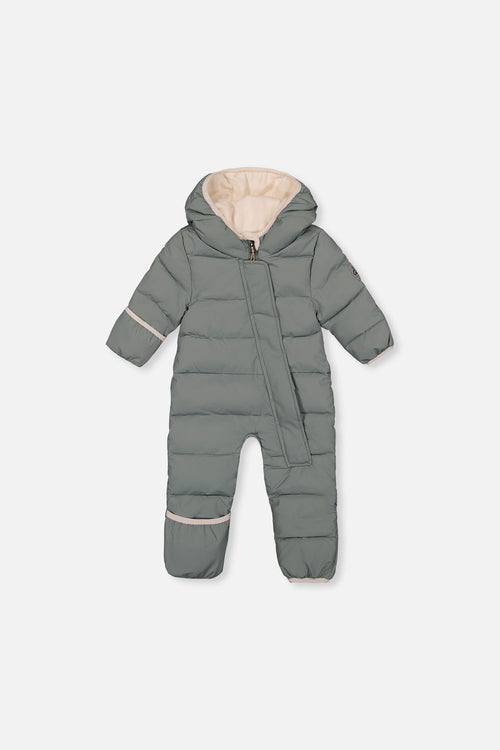 Baby Cloud One Piece Snowsuit Adapted For Car Seats Sage Green - J10B700_03200