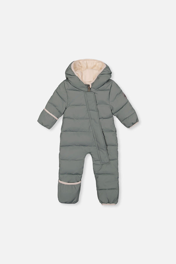 Baby Cloud One Piece Snowsuit Adapted For Car Seats Sage Green - J10B700_03200