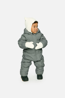 Baby-Cloud-Einteiler-Schneeanzug für Autositze, Salbeigrün