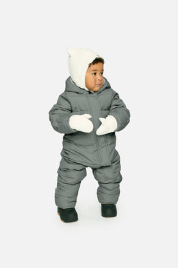 Baby-Cloud-Einteiler-Schneeanzug für Autositze, Salbeigrün