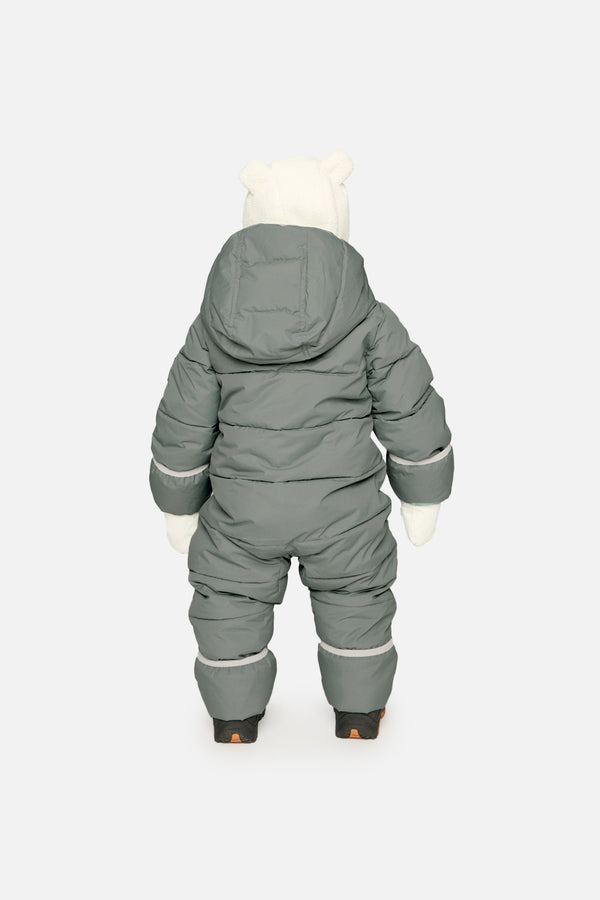 Baby-Cloud-Einteiler-Schneeanzug für Autositze, Salbeigrün