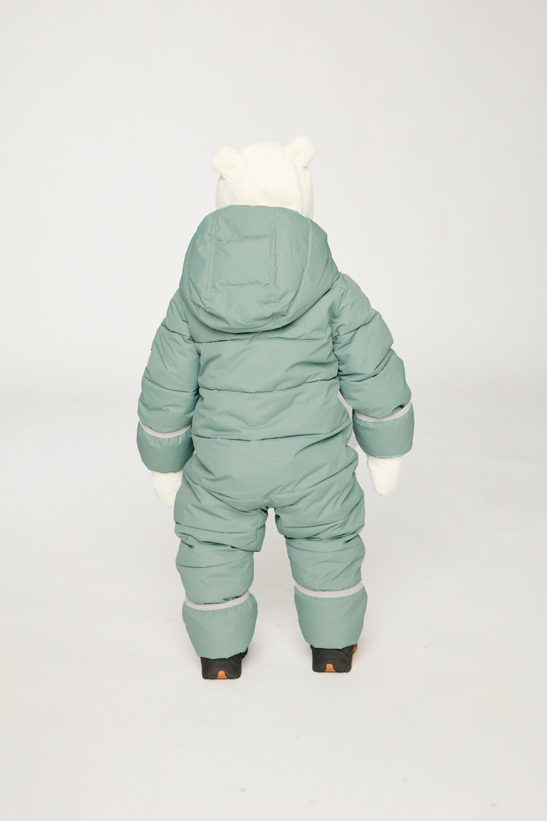 Baby Cloud One Piece Snowsuit Adapted For Car Seats Sage Green - J10B700_03200