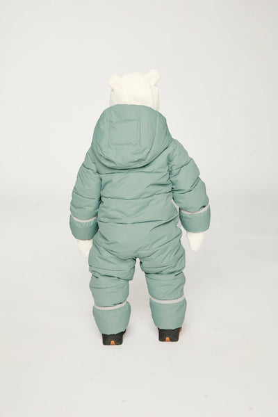 Baby Cloud One Piece Snowsuit Adapted For Car Seats Sage Green - J10B700_03200