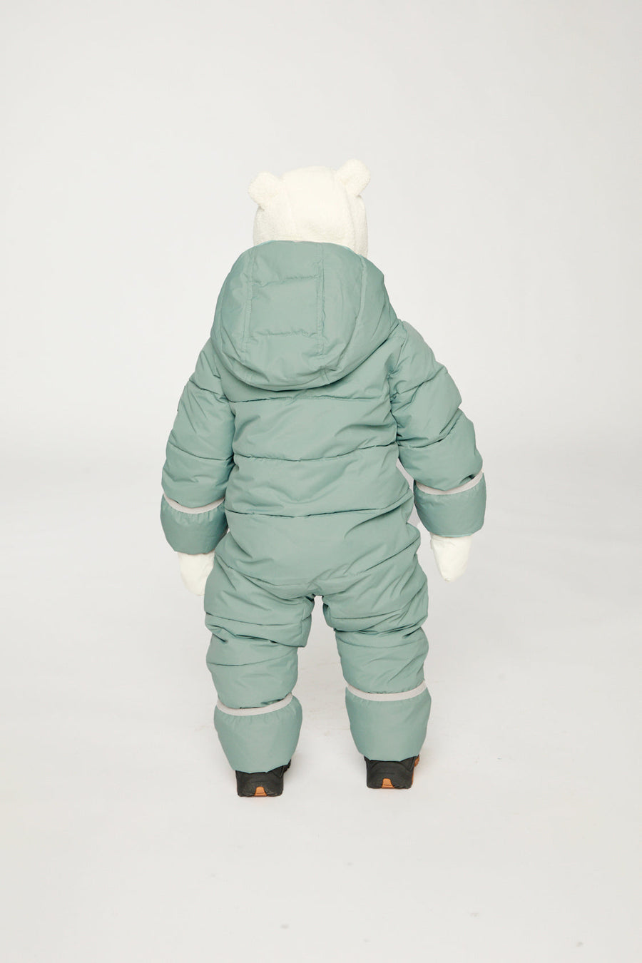 Baby Cloud One Piece Snowsuit Adapted For Car Seats Sage Green - J10B700_03200