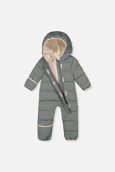 Baby-Cloud-Einteiler-Schneeanzug für Autositze, Salbeigrün
