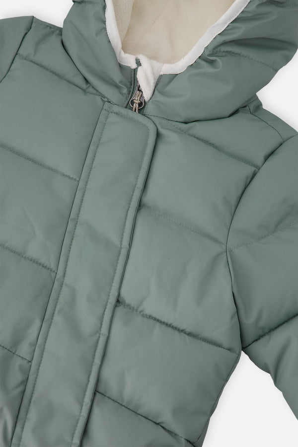 Baby Cloud One Piece Snowsuit Adapted For Car Seats Sage Green - J10B700_03200
