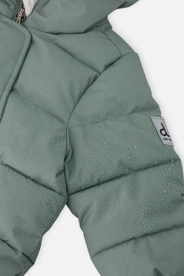 Baby Cloud One Piece Snowsuit Adapted For Car Seats Sage Green - J10B700_03200