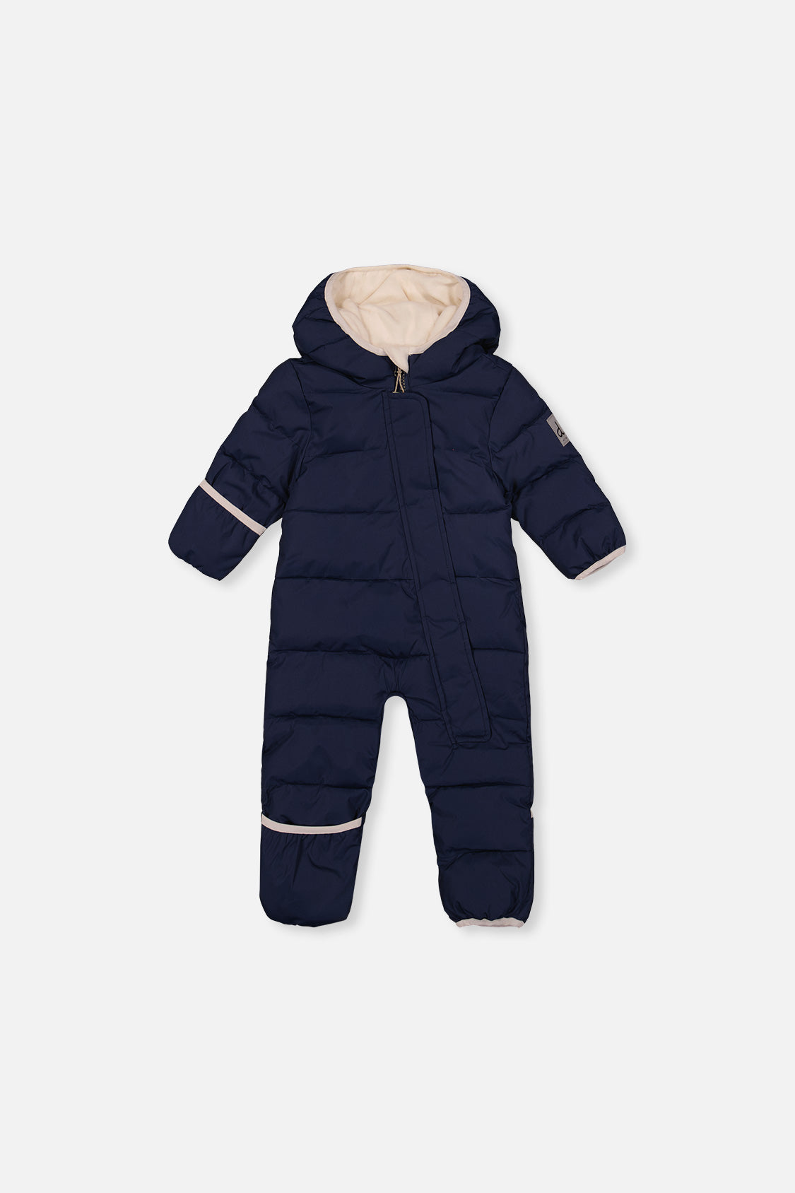 Baby Cloud One Piece Snowsuit Adapted For Car Seats Dark Blue - J10B700_04013