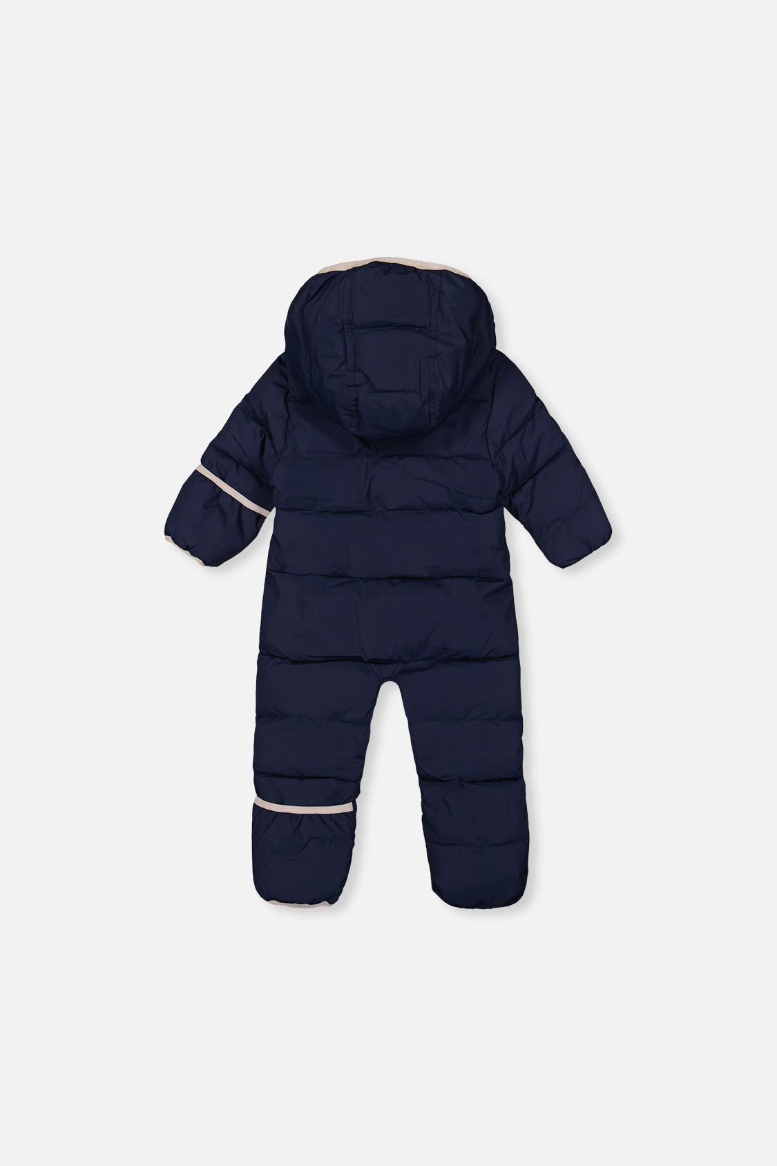 Baby Cloud One Piece Snowsuit Adapted For Car Seats Dark Blue - J10B700_04013
