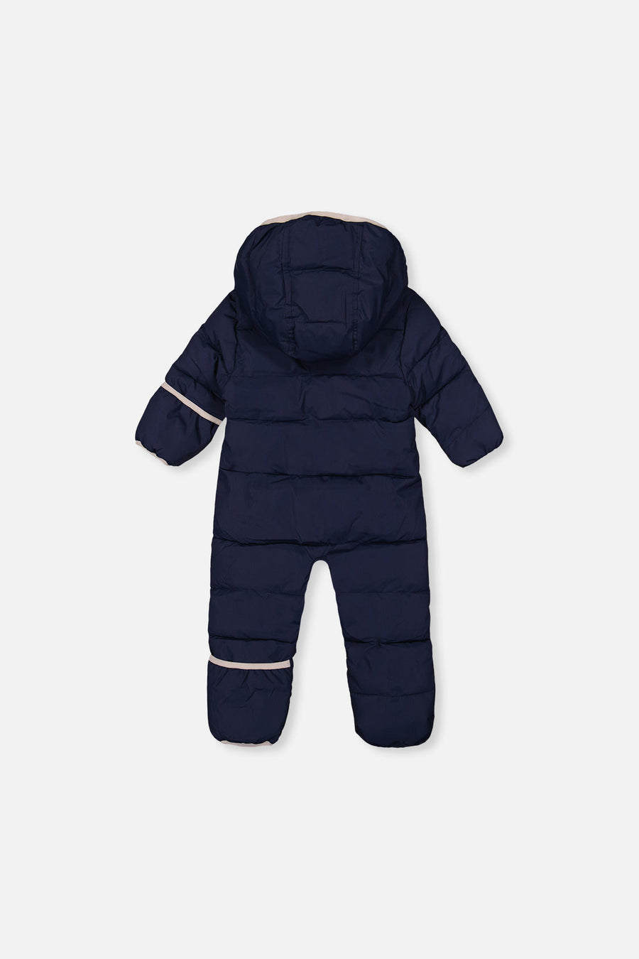 Baby Cloud One Piece Snowsuit Adapted For Car Seats Dark Blue - J10B700_04013