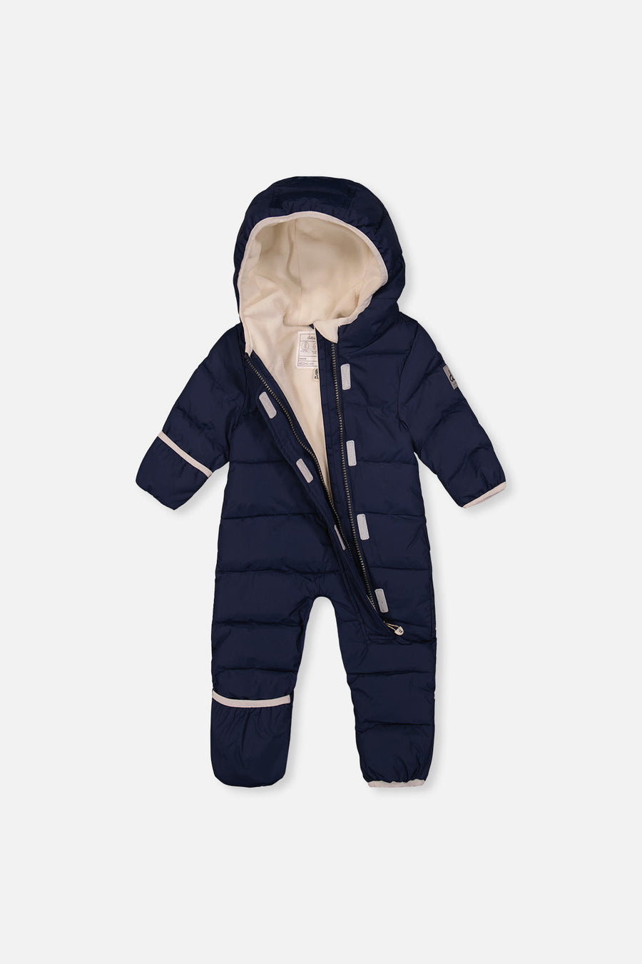 Baby Cloud One Piece Snowsuit Adapted For Car Seats Dark Blue - J10B700_04013