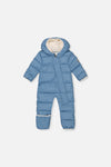 Baby-Schneeanzug „Cloud“ für Babyschalen, Blau-Grau