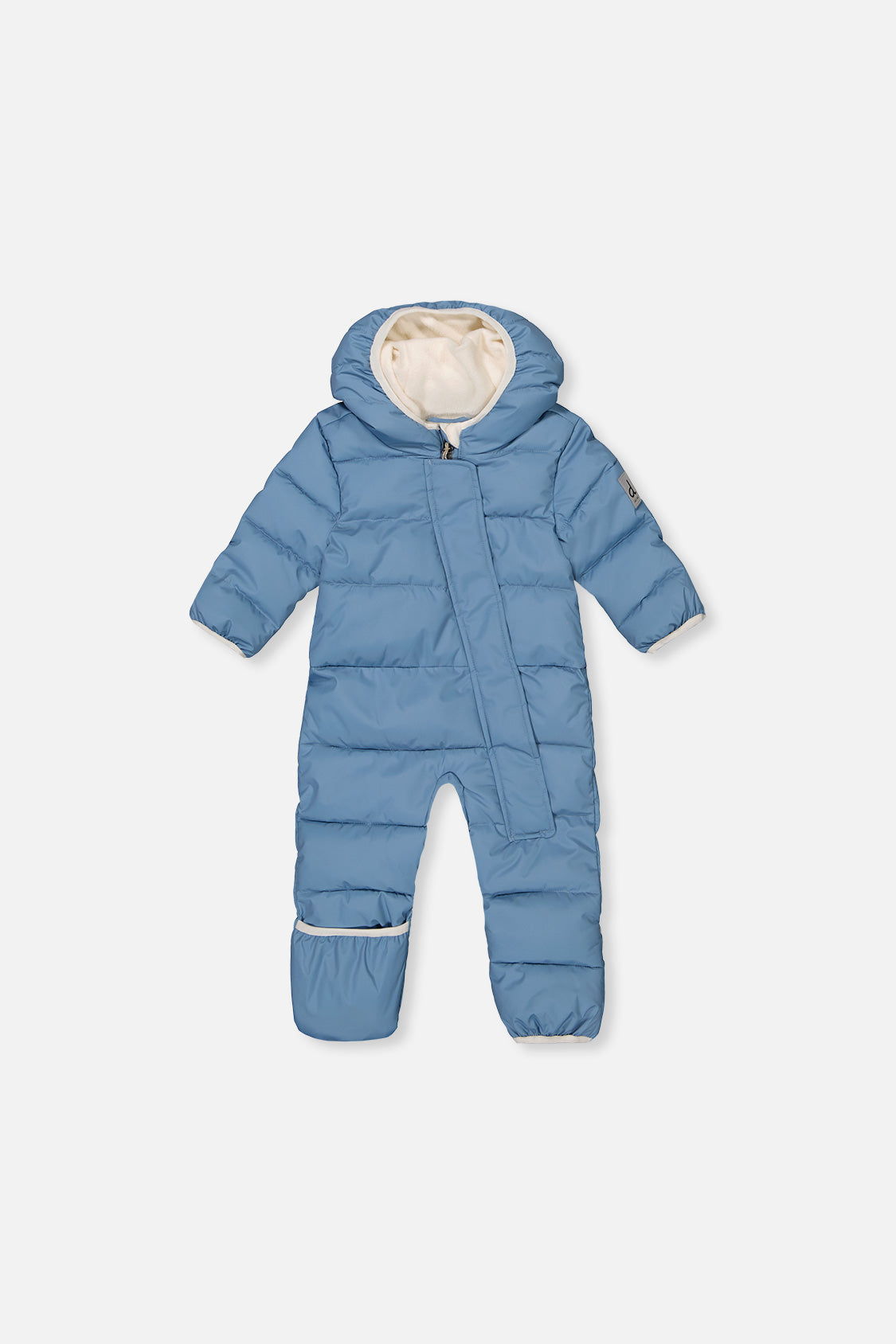Baby Cloud One Piece Snowsuit Adapted For Car Seats Blue Grey - J10B700_04400