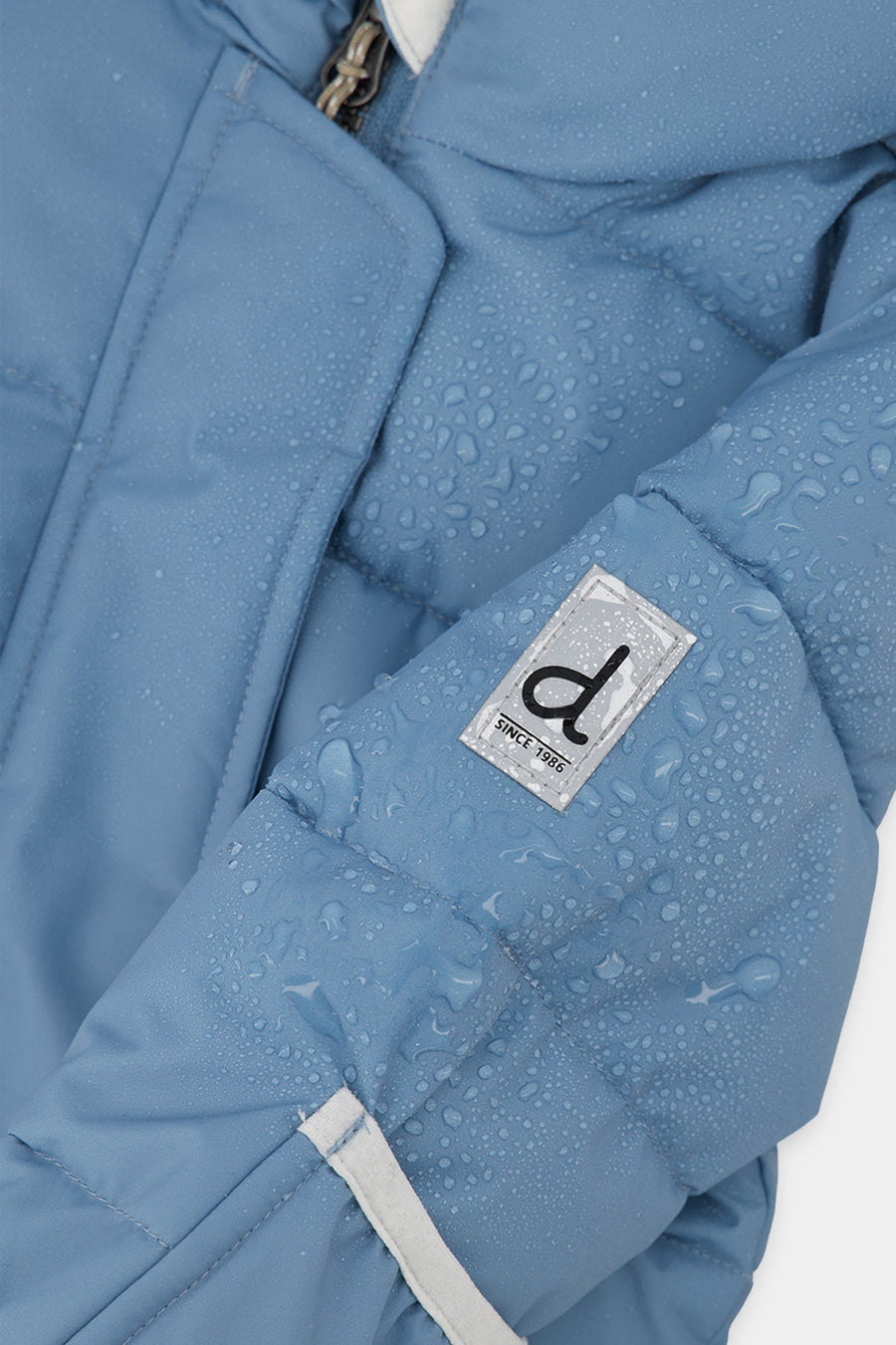 Baby Cloud One Piece Snowsuit Adapted For Car Seats Blue Grey - J10B700_04400
