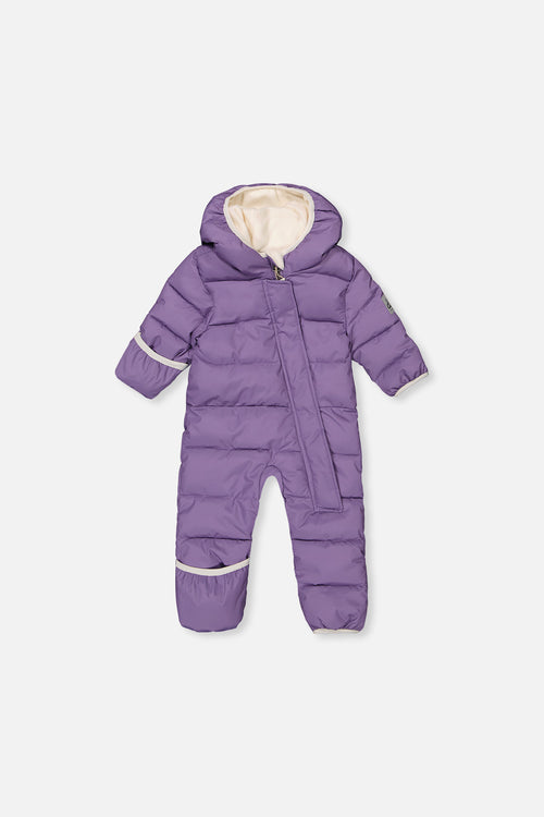 Baby-Cloud-Einteiler-Schneeanzug für Autositze, Violett