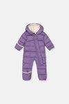 Baby Cloud One Piece Snowsuit Adapted For Car Seats Violet - J10B700_05003