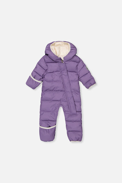 Baby Cloud One Piece Snowsuit Adapted For Car Seats Violet - J10B700_05003