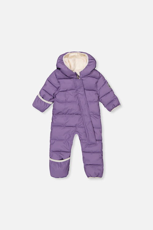 Baby Cloud One Piece Snowsuit Adapted For Car Seats Violet - J10B700_05003