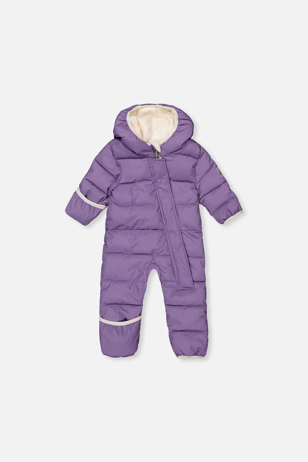 Baby Cloud One Piece Snowsuit Adapted For Car Seats Violet - J10B700_05003