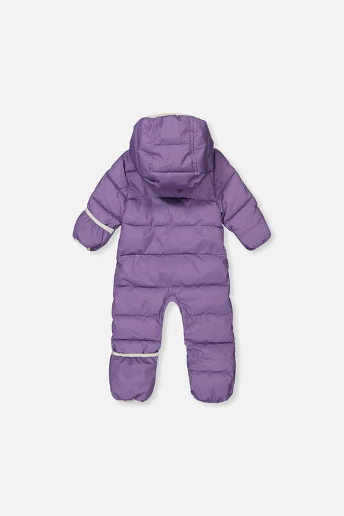 Baby Cloud One Piece Snowsuit Adapted For Car Seats Violet - J10B700_05003