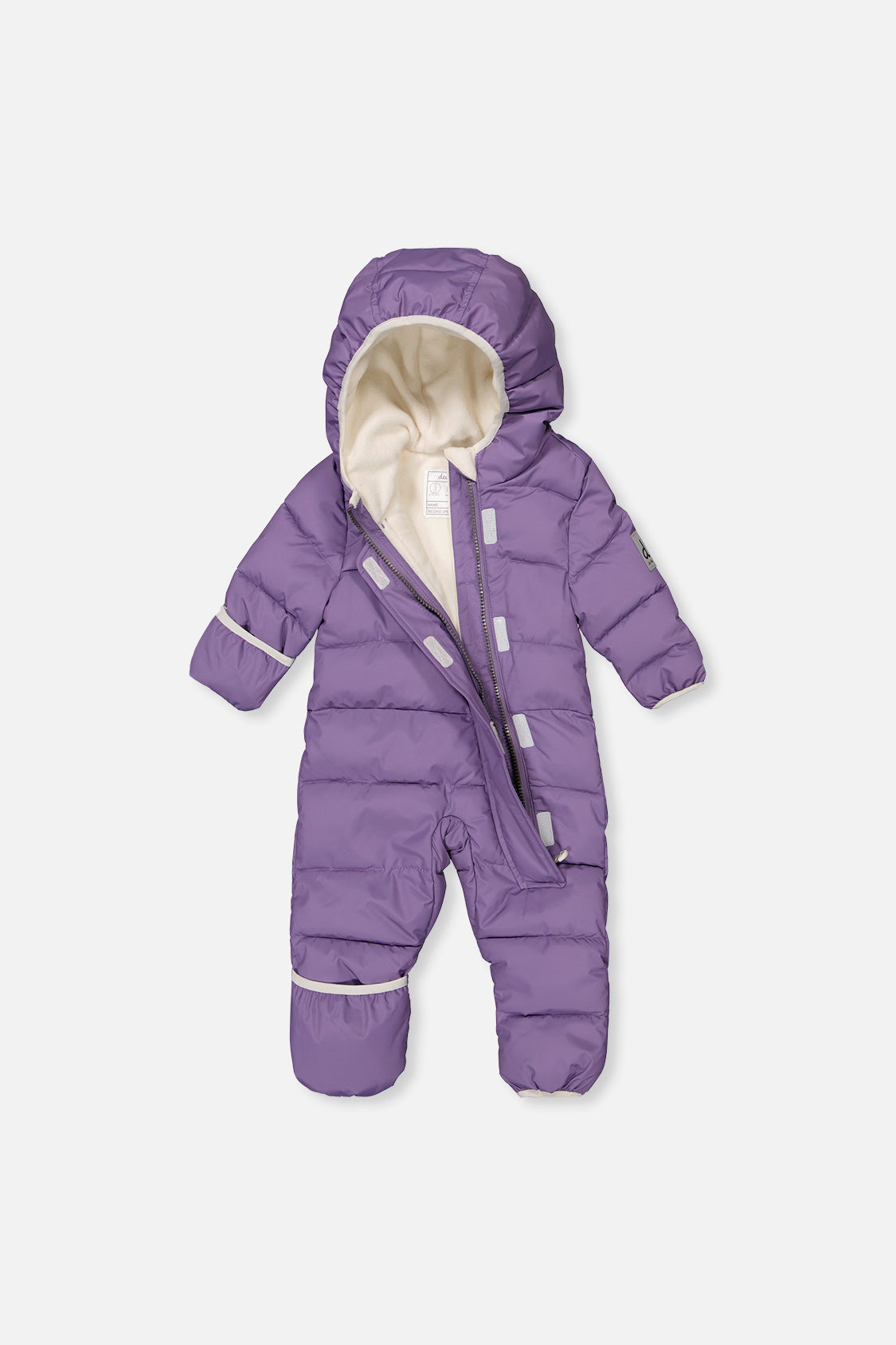Baby Cloud One Piece Snowsuit Adapted For Car Seats Violet - J10B700_05003