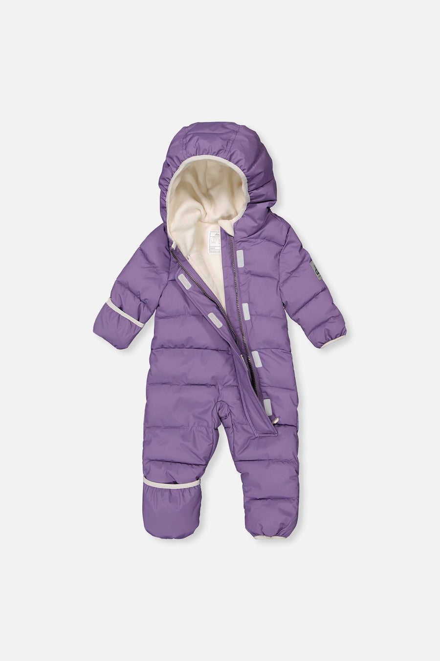 Baby Cloud One Piece Snowsuit Adapted For Car Seats Violet - J10B700_05003