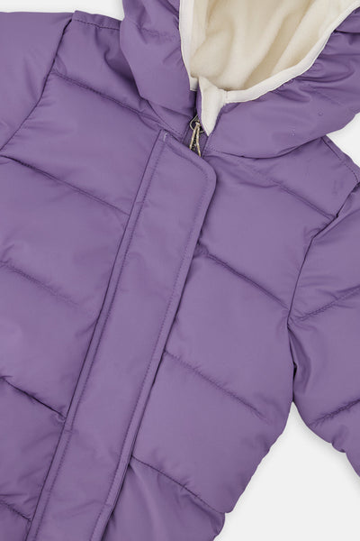 Baby Cloud One Piece Snowsuit Adapted For Car Seats Violet - J10B700_05003
