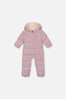Baby-Cloud-Einteiler-Schneeanzug für Autositze, Lavendel