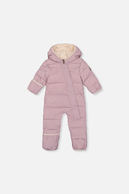Baby Cloud One Piece Snowsuit Adapted For Car Seats Lavender